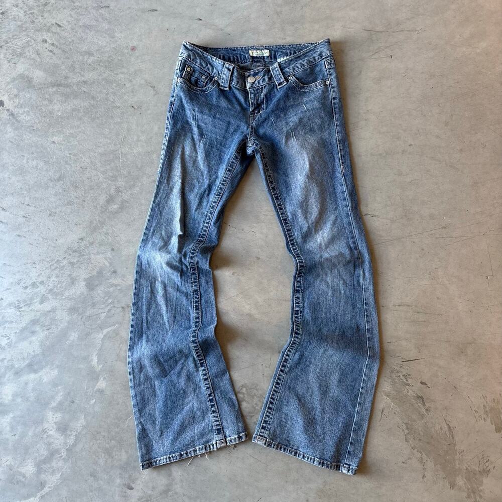 Vintage Men’s Bootcut Jeans Blue Wash